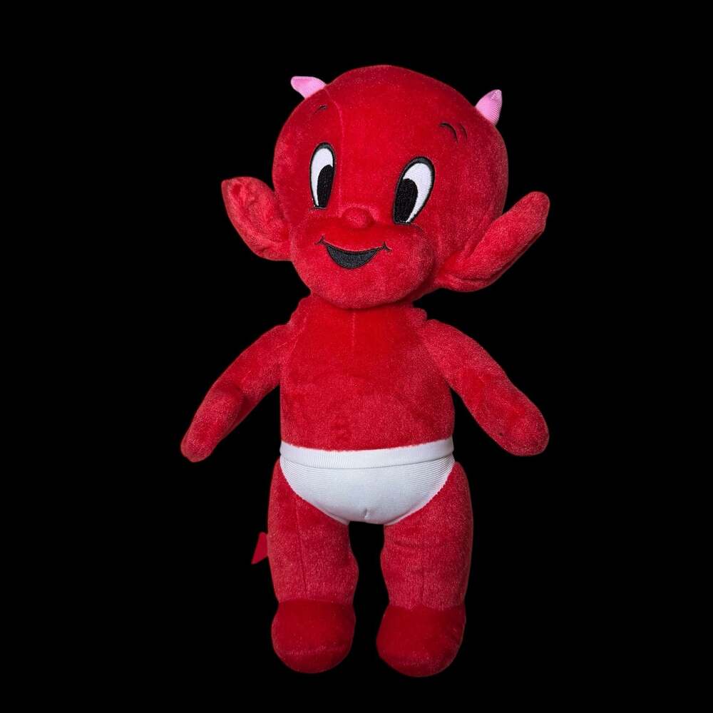 Hot Stuff The Little Devil Plush Toy 14 Inch Stuffed Animal White Underwear